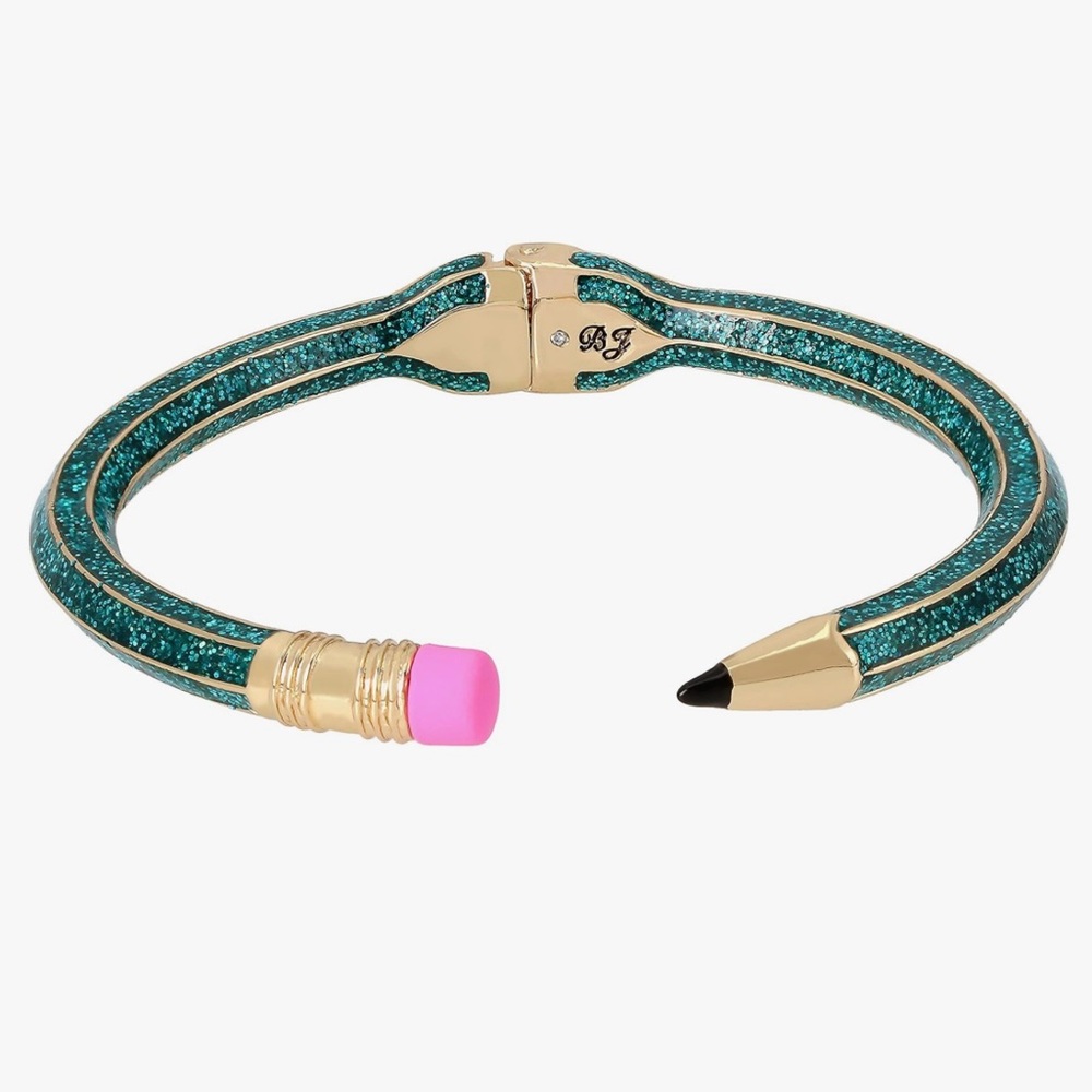 NWT BETSEY JOHNSON Matte Pink Pencil Bracelet